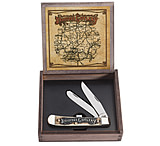 Image of Case Bradford Cutlery Gift Set - Trapper Blade in Wooden Box