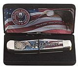Image of Case BSA Gift Set - Embellished Smooth Natural Bone Trapper Folding Knife