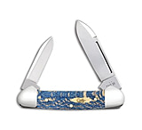 Image of Case Knives Baby Butterbean Knife 2.75 Blue Sycamore Wood 72132 SS 63733 1DFC3268