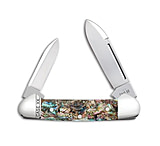 Image of Case Knives Baby Butterbean Knife 2.75 Smooth Abalone 82132 SS 12039 0DEECDAD