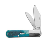 Image of Case Knives Barlow Knife Sawcut Jig Caribbean Blue Bone 62009 1/2 SS 25581 7620EABE