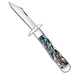Image of Case Knives Cheetah Cub Knife 3.5 Smooth Abalone 811 1/2L SS 12040 D4C88EA0