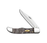 Image of Case Knives Folding Hunter Knife Black Curly Oak 7165 SS 14008 17EBA195