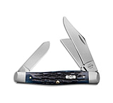 Image of Case Knives Large Stockman Knife 4.25 Mediterranean Blue Jigged Bone 6375 SS 19AB726A