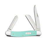 Image of Case Knives Medium Stockman Knife 3.6 Seafoam Green G-10 10318 SS 18111 7D4052E7