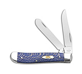 Image of Case Knives Mini Trapper Knife 3.5 Blue Sycamore Wood 7207 SS 63731 175CBC54