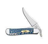 Image of Case Knives RussLock Knife 4.1 Blue Sycamore Wood 71953L SS 63734 AAE1F36C