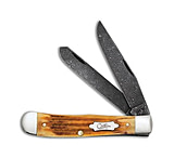 Image of Case Knives Trapper Knife 4.1 Burnt Goldenrod Second Cut Bone 6254DAM 52420 BF8FBA35