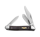 Image of Case Medium Stockman Knife 3.6 Black Curly Oak Wood 73087 SS 14001 BD312592