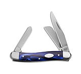 Image of Case Medium Stockman Knife 3.6 Blue Pearl Kirinite 10318 SS 23448 9A254D4E