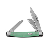 Image of Case Medium Stockman Knife 3.6 Seafoam Green G-10 10344 SS 18102 6ED9D321