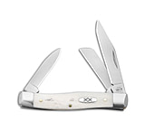 Image of Case Medium Stockman 3.63 White Smooth Natural Bone 63032 SS 13311*DISC* AD82EE19