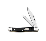 Image of Case Texas Jack Knife 3.375 Jet Black Synthetic 22087 SS 0220 *DISCOUNT* 32DFC3CB