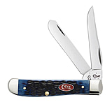 Image of Case Navy Blue Bone-Rogers Jig Mini Trapper Folding Knife
