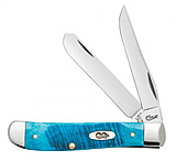 Image of Case Caribbean Blue Bone - Sawcut Jig Mini Trapper Folding Knive