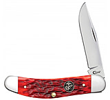 Image of Case USMC Gift Set - Peach Seed Jig Sowbelly Folding Knive in Wooden Box