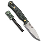 Image of Casstrom No.8 Swedish Forest Fixed Blade Knife Green Micarta 3.25 Satin 09F07EE8