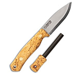 Image of Casstrom No.8 Swedish Forest Fixed Blade Knife w/FR Curly Birch 3.25 Satin D0D63DE5