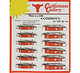Image of Cattleman'S Cutlery 12- Piece Knives Display Board