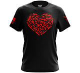 Image of We the People Holsters Gun Heart Short Sleeve Shirt 82598C6D