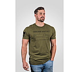 Image of Nine Line Pew Pew Anatomy Short Sleeve Shirt Military Green 2XL 39D206A7
