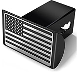 Image of Old Southern Brass U.S. American Flag 2 Trailer Hitch Cover