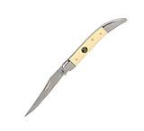 Image of Cupped Waterfowl Outdoors ABKT Roper Pecos Large Toothpick Knife 3-1/4 Clip Point Blade Yellow 5E46A980