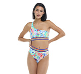 Image of Body Glove Posy Malia One-Shoulder Swim Top - Multi 9863445B