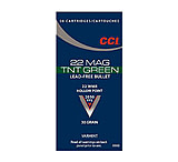 CCI Ammunition TNT Green .22 Winchester Magnum Rimfire 30 Grain Hollow Point Brass Cased Rimfire Rifle Ammunition