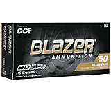 Image of CCI Ammunition Blazer .30 Super Carry 115 Grain FMJ Brass Centerfire Pistol Ammunition