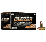 Image of CCI Ammunition Blazer 9mm Luger 115 Gain Full Metal Jacket Brass Cased Pistol Ammunition