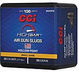 Image of CCI Ammunition High Bar Air Gun Slugs .22 Caliber 35 Grain Hollow Point