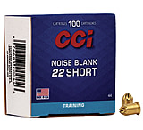 CCI Ammunition Noise Blanks .22 Short 0 Grains Blank Brass Blank Ammunition