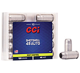 Image of CCI Ammunition Pest Control Shotshell .45 ACP 120 Grain Brass Centerfire Pistol Ammunition