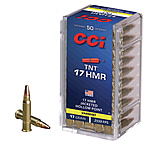 CCI Ammunition TNT .17 Hornady Magnum Rimfire 17 Grain TNT Jacketed Hollow Point Rimfire Ammo, 50 Rounds, 53