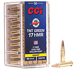 CCI Ammunition TNT Green .17 Hornady Magnum Rimfire 16 Grain TNT Green Hollow Point Rimfire Ammunition