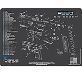Image of Cerus Gear 3mm Promats 12&quot;x17&quot; Sig320 Schematic Char Gray