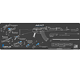 Image of Cerus Gear 3mm Promats 12&quot;x36&quot; Ak-47 Instructional Char Gray