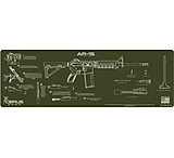 Image of Cerus Gear 3mm Promats 12&quot;x36&quot; Ar-15 Instructional Od Green