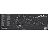 Image of Cerus Gear 3mm Promats 12&quot;x36&quot; M1a1 Schematic Char Grey