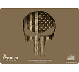Image of Cerus Gear 3mm Promats 14&quot;x48&quot; American Flag Reaper Skull Coy