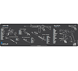Image of Cerus Gear 3mm Promats 14&quot;x48&quot; Ar-15/glock Schematic Char Gry