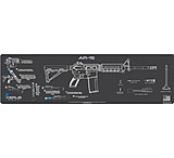 Image of Cerus Gear 3mm Promats 14&quot;x48&quot; Ar-15 Mag Instructional C Gray