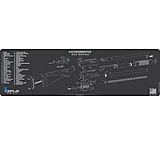 Image of Cerus Gear 3mm Promats 14&quot;x48&quot; Mossberg 500 Schematic Ch Gray