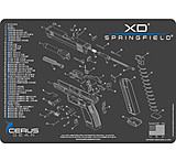 Image of Cerus Gear SPRINGFIELD XD SCHEMATIC PROMAT - CHARCOAL GRAY/CERUS BLUE A459C4A4