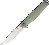 Image of CH Knives Linerlock Jade G10 Folding Knife