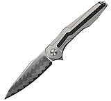 Image of CH Knives Wartex Framelock Silver Ti