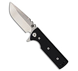 Image of Chaves Knives Chaves Blue Label T.A.K. Liner Lock Drop Point Knife Black G-10 2.75 Satin 66F863D1