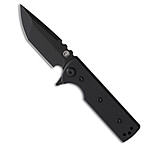 Image of Chaves Knives Chaves Blue Label T.A.K. Liner Lock Tanto Knife Black G-10 2.75 Black 0D93A6C6