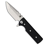 Image of Chaves Knives Chaves Blue Label T.A.K. Liner Lock Tanto Knife Black G-10 2.75 Satin 63A824CF